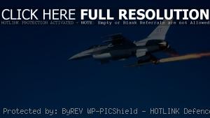 F-16C пуск ракеты
