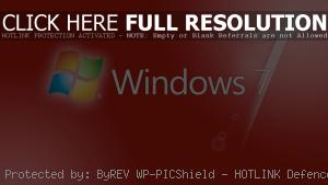 Red Windows 7