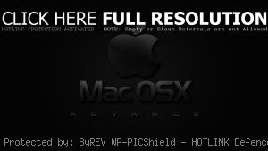 Черный Mac OS X