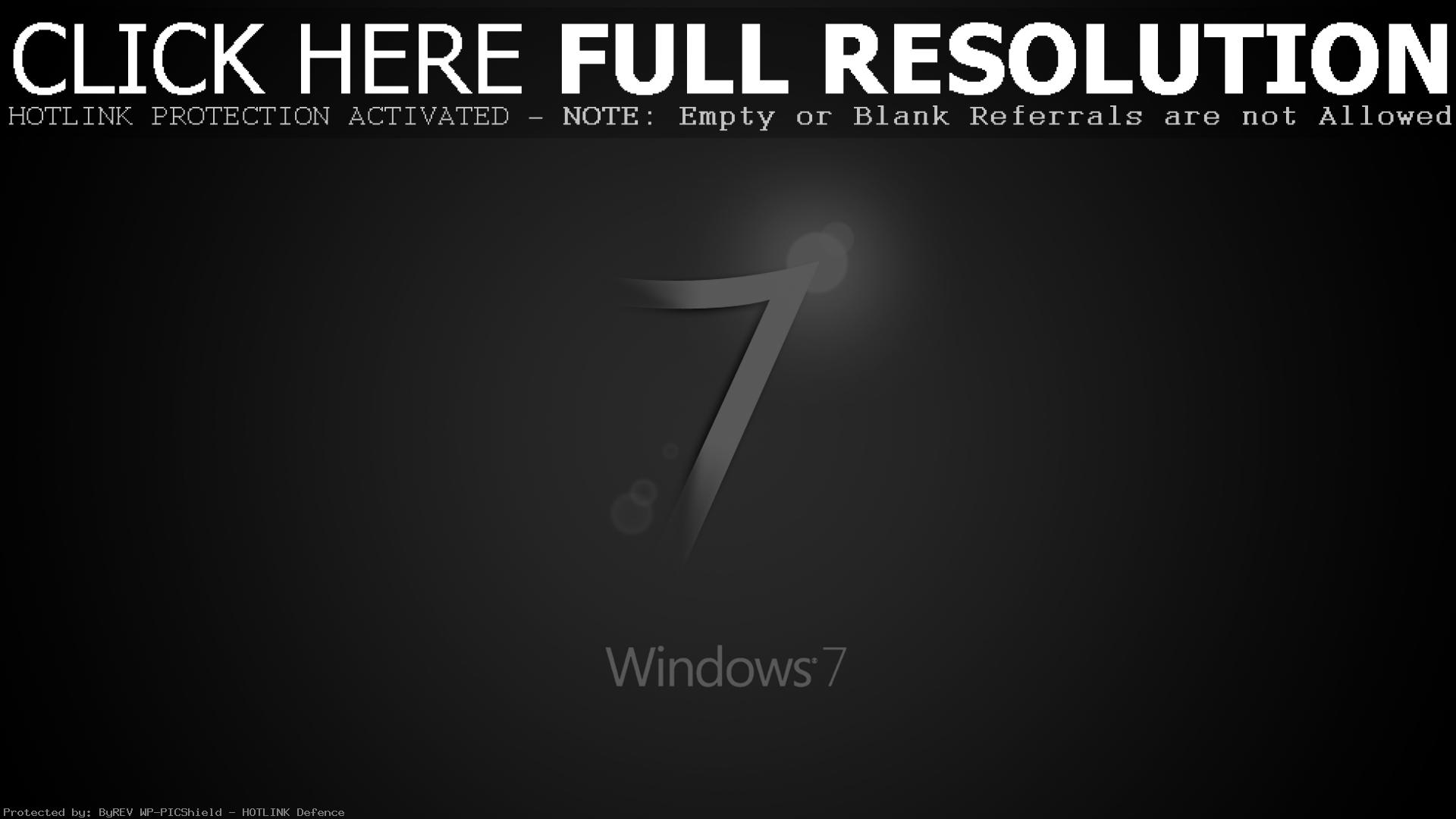 Обои full hd Серый Windows 7 1920х1080