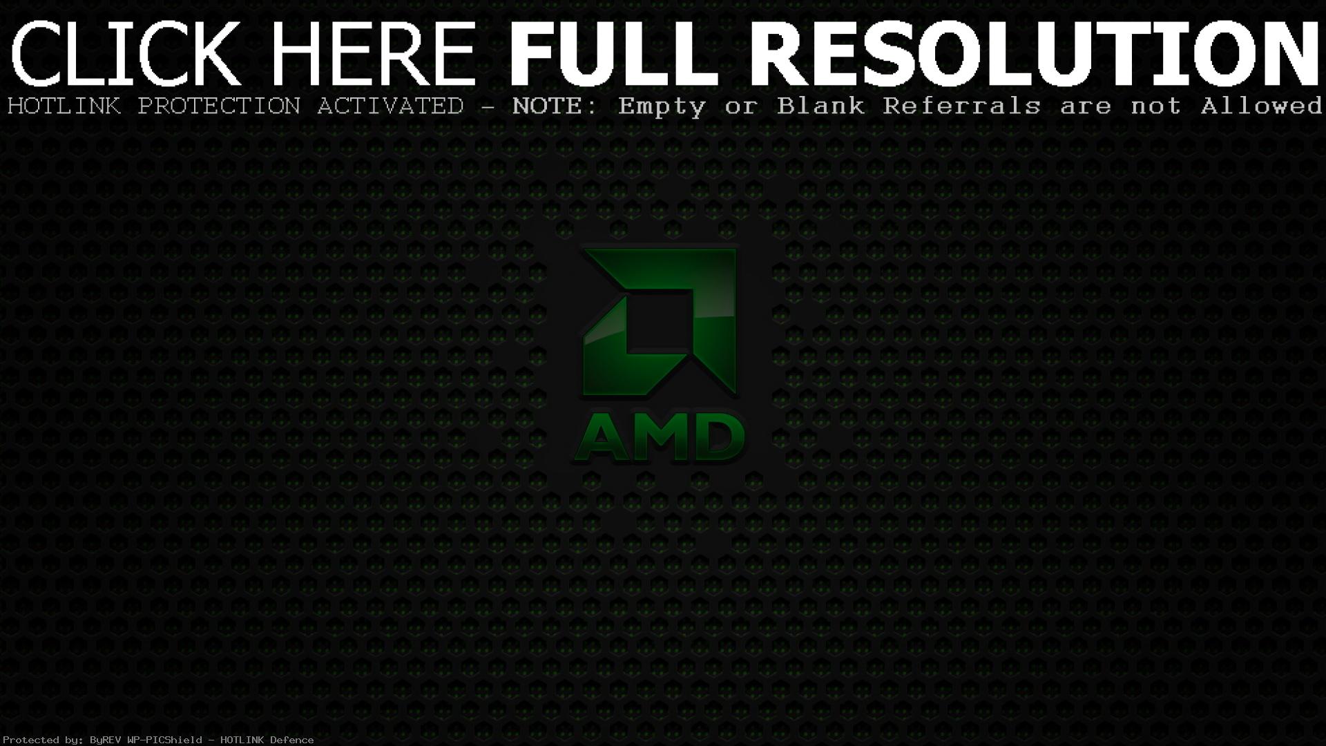 Обои full hd AMD logo 1920х1080