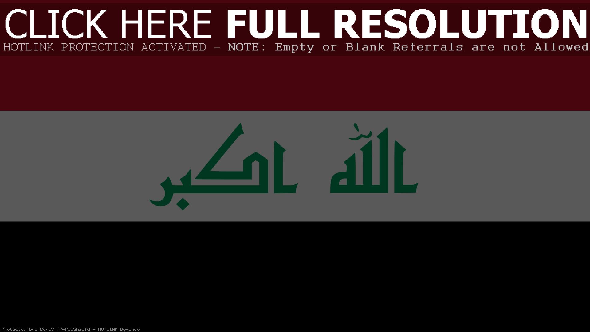 Обои full hd Флаг Ирака 1920х1080