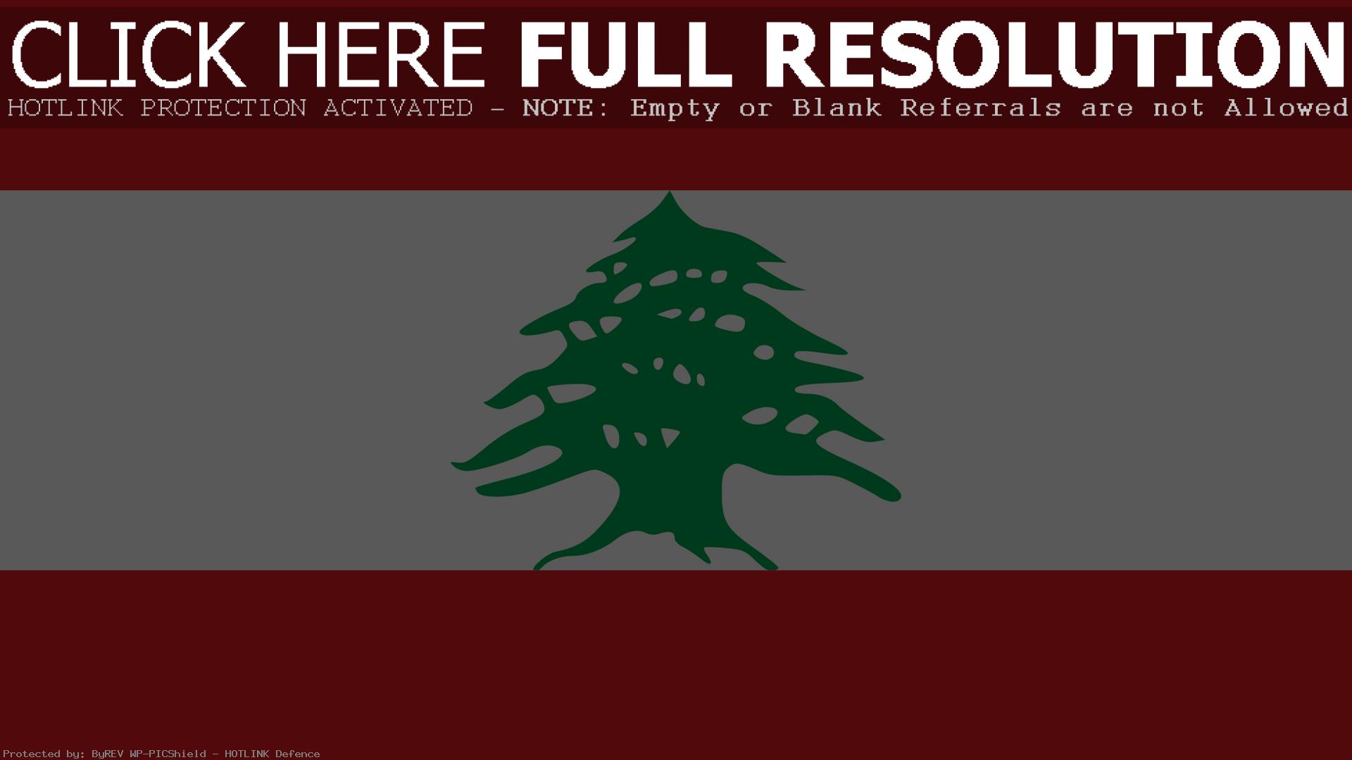 Обои full hd Флаг Ливана 1920х1080