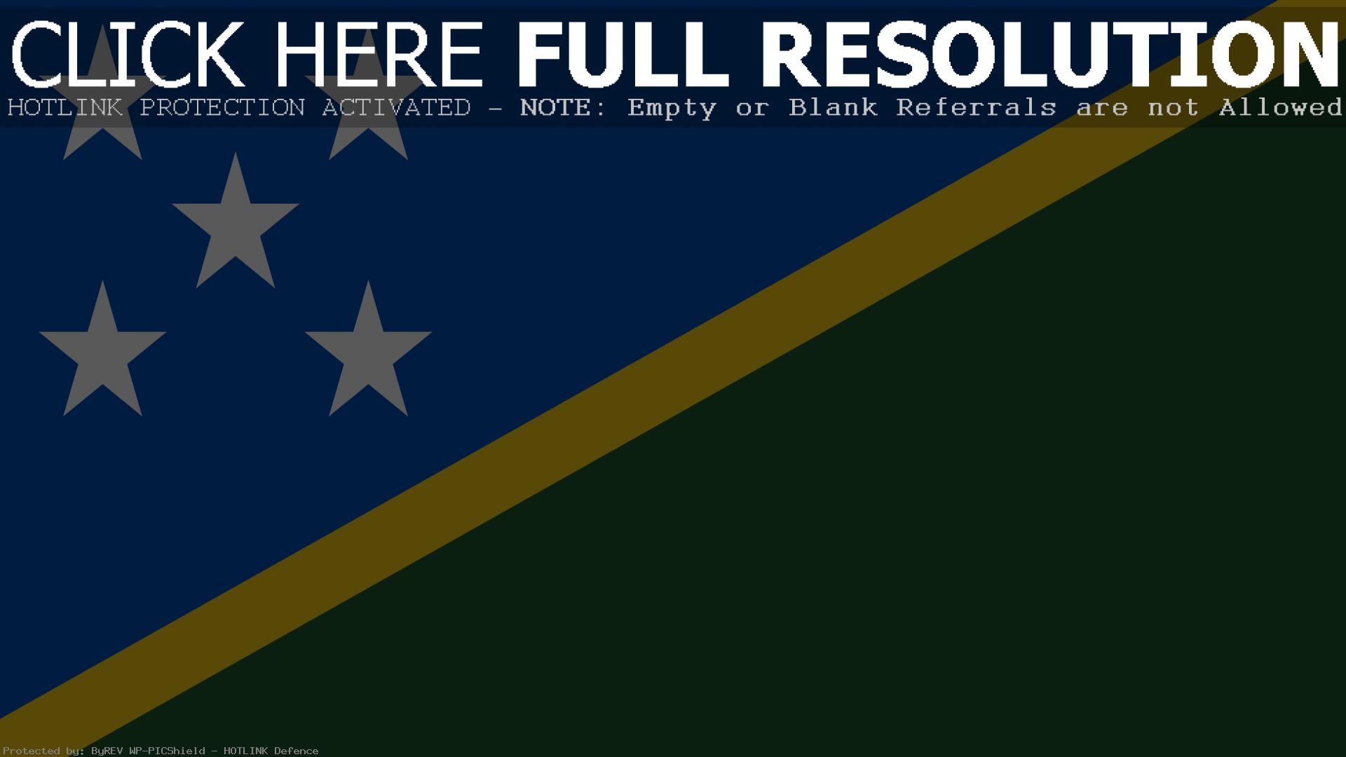 Обои full hd Флаг Соломоновых Островов 1920х1080