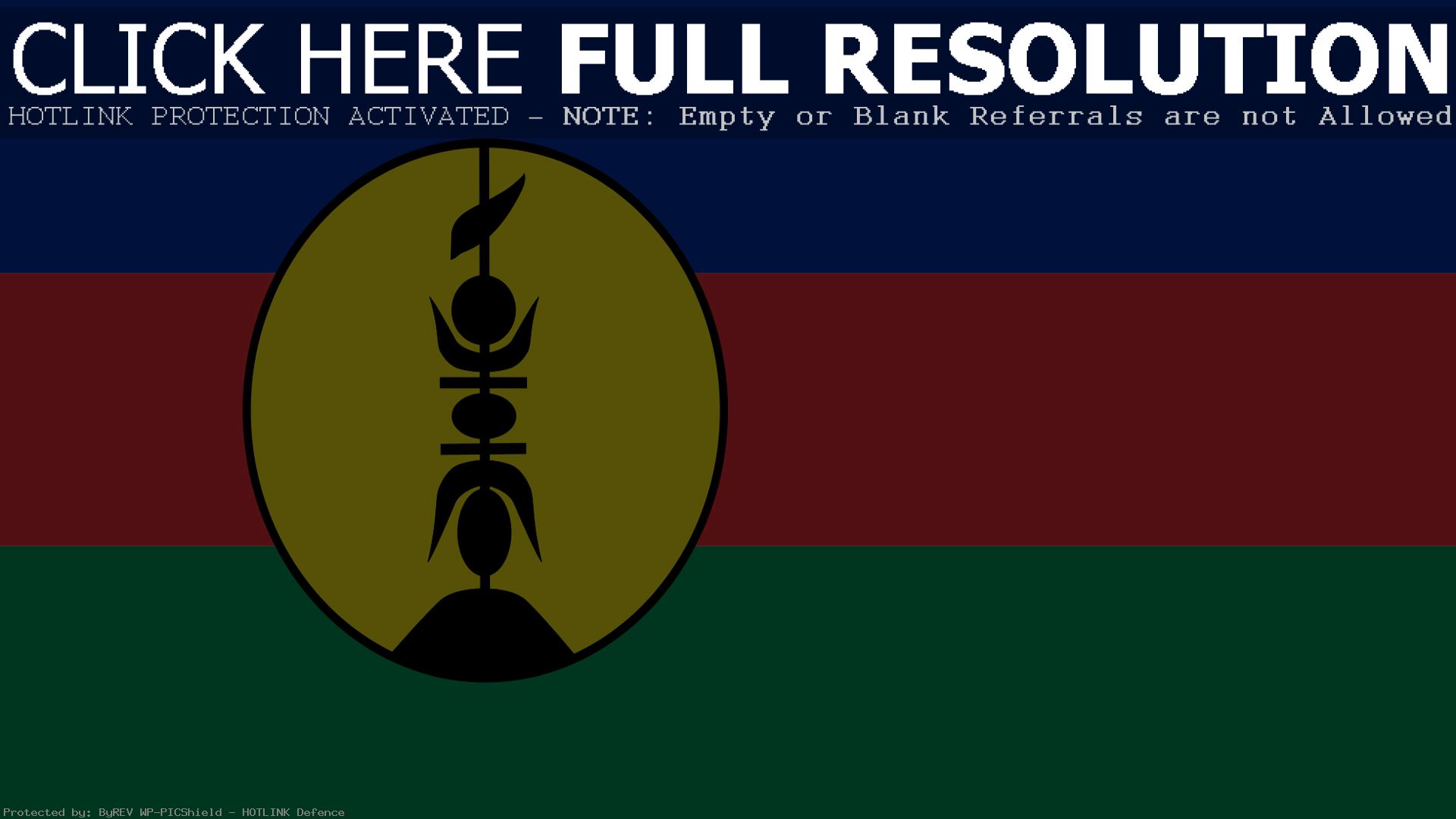 Обои full hd Флаг Новой Каледонии 1920х1080