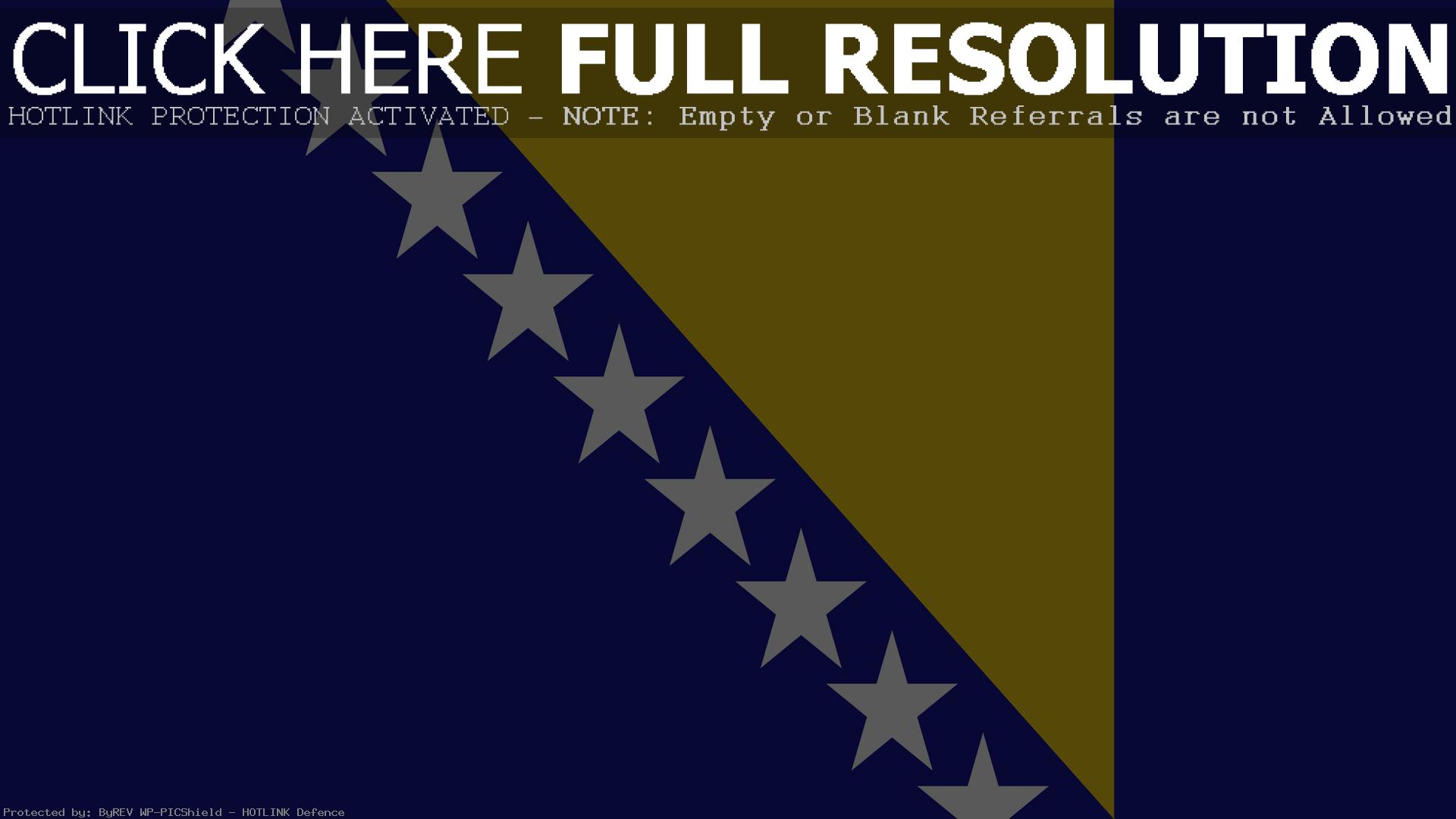Обои full hd Флаг Боснии и Герцеговины 1920х1080