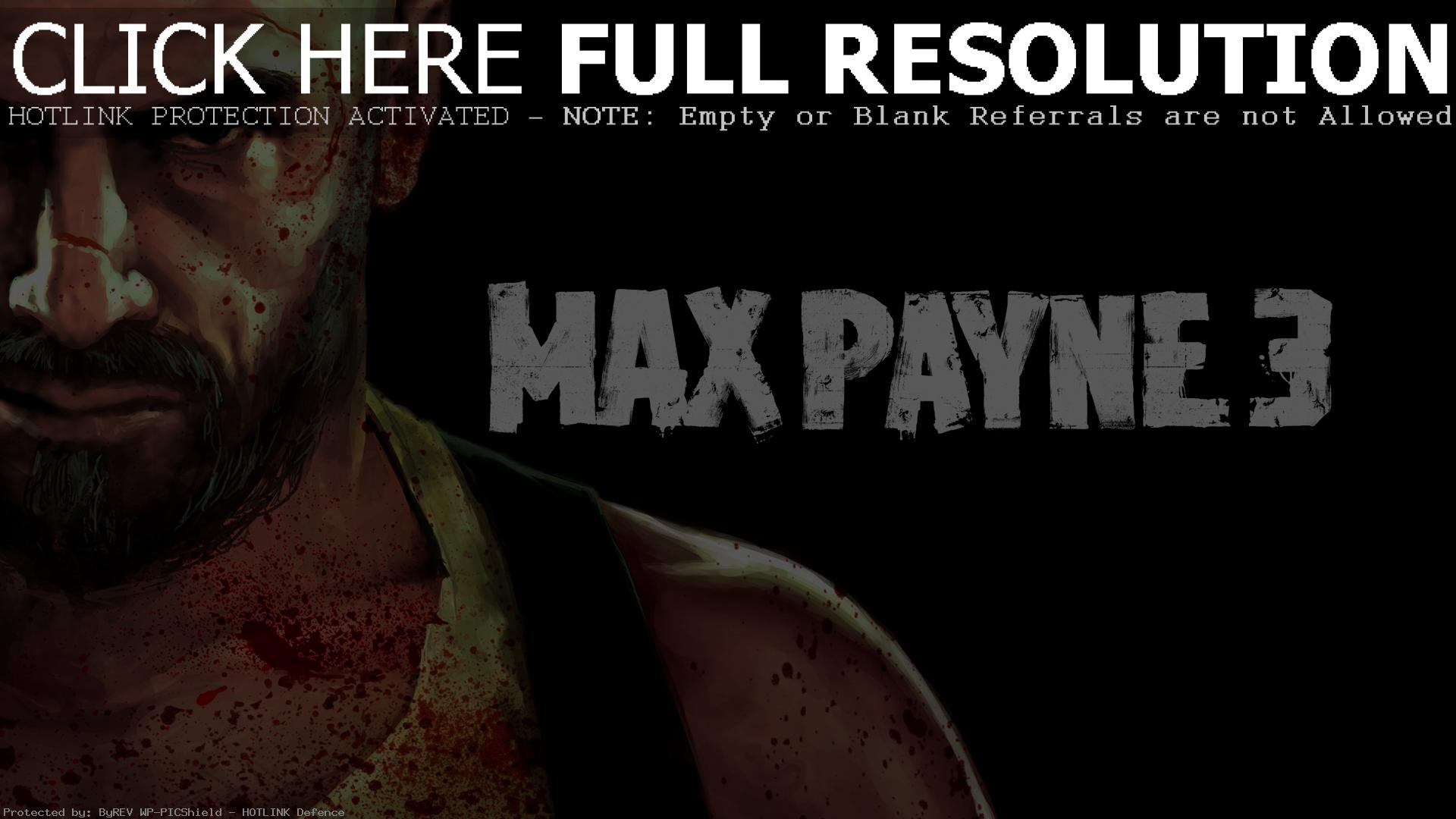 Обои full hd Max Payne 3 1920х1080
