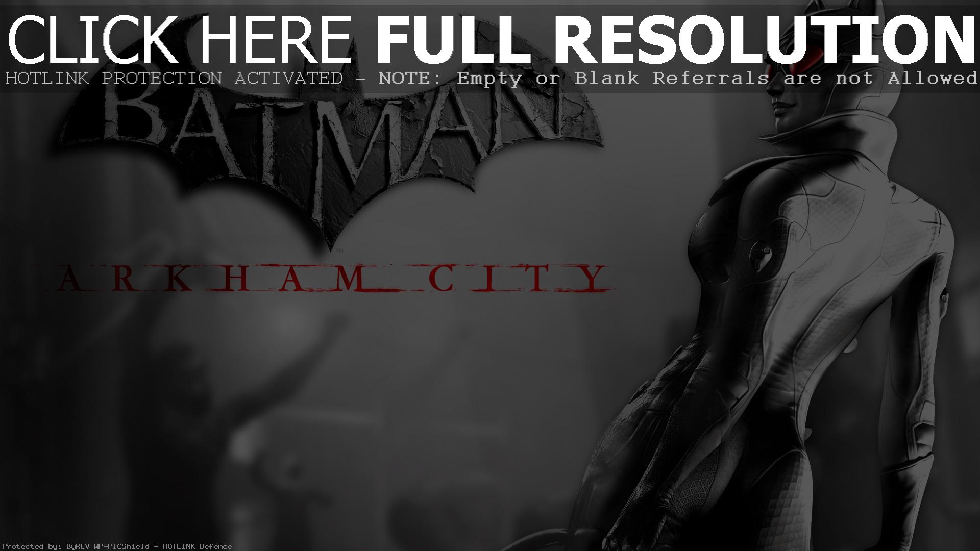Обои full hd Batman Arkham City Catwoman 1920х1080