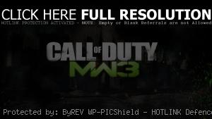 Call of Duty Modern Warfare 3 dark