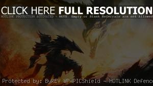 The Elder Scrolls V Skyrim fire dragon
