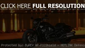 Чёрный Harley Davidson VRSCDX
